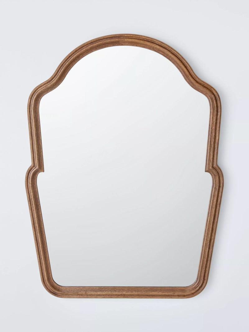 John Lewis farmhouse overmantel mirror 80x60cm walnut - British product