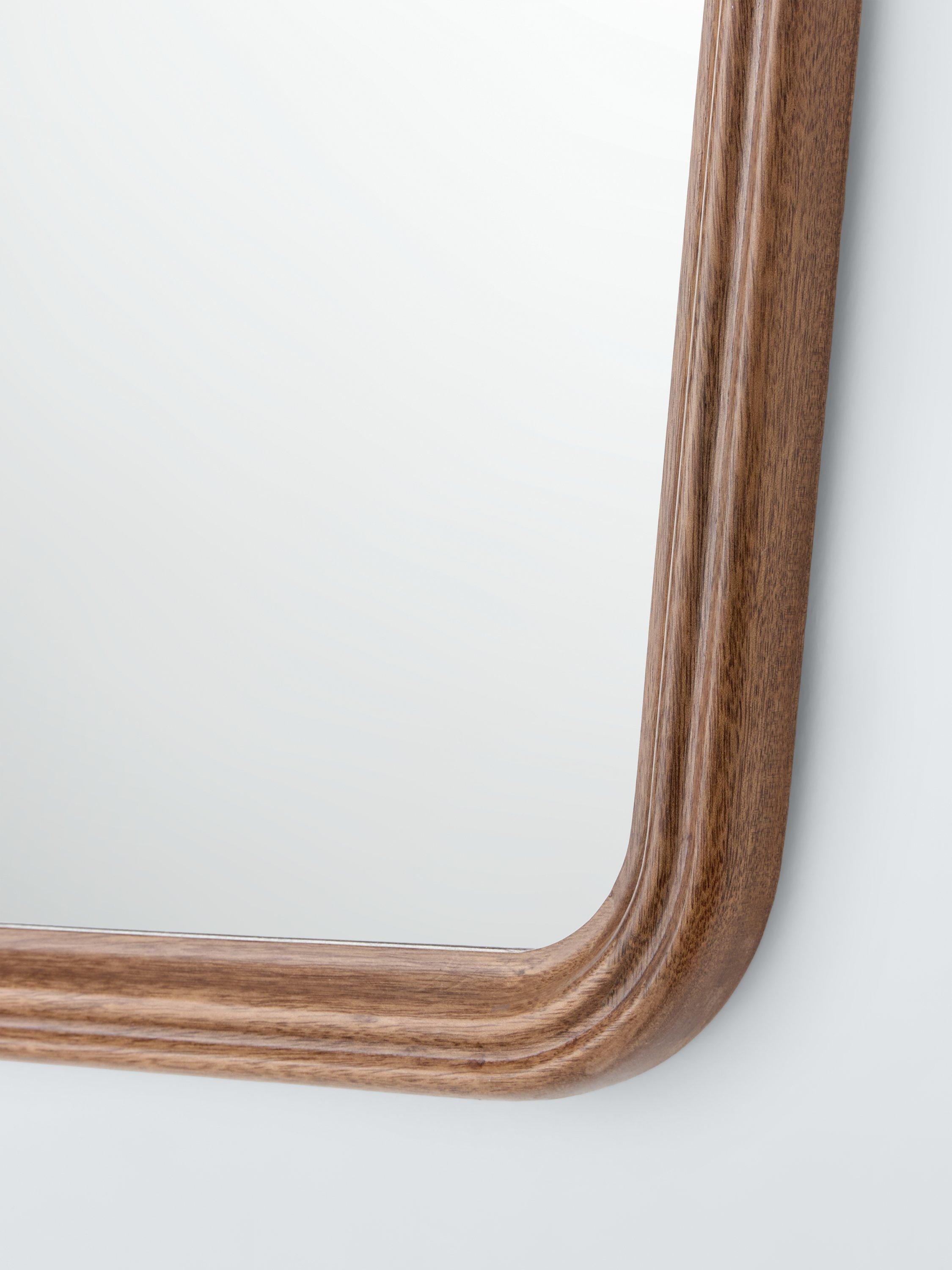 John Lewis farmhouse overmantel mirror 80x60cm walnut - British product