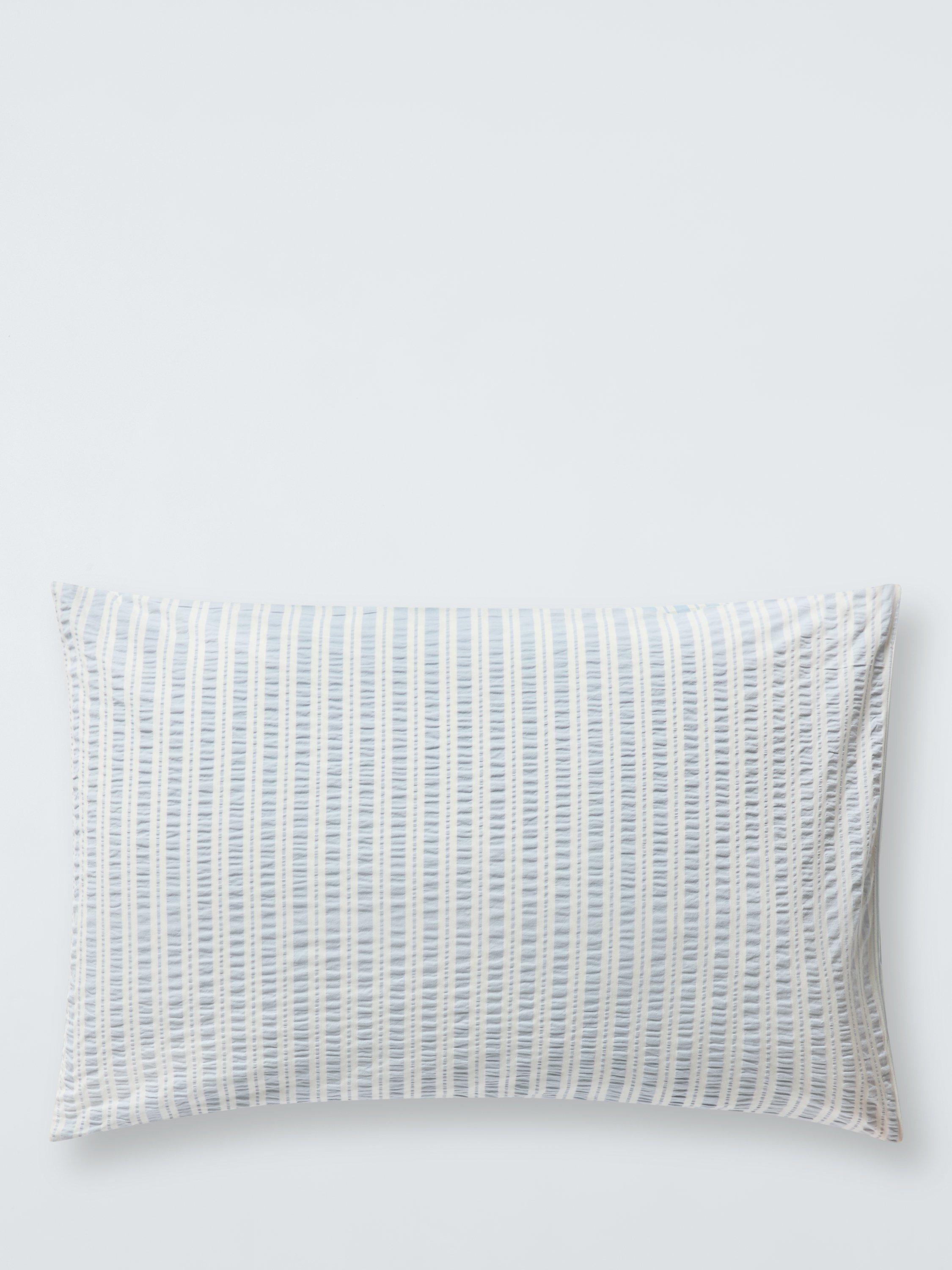 John Lewis kids seersucker stripe duvet set single blue - British product
