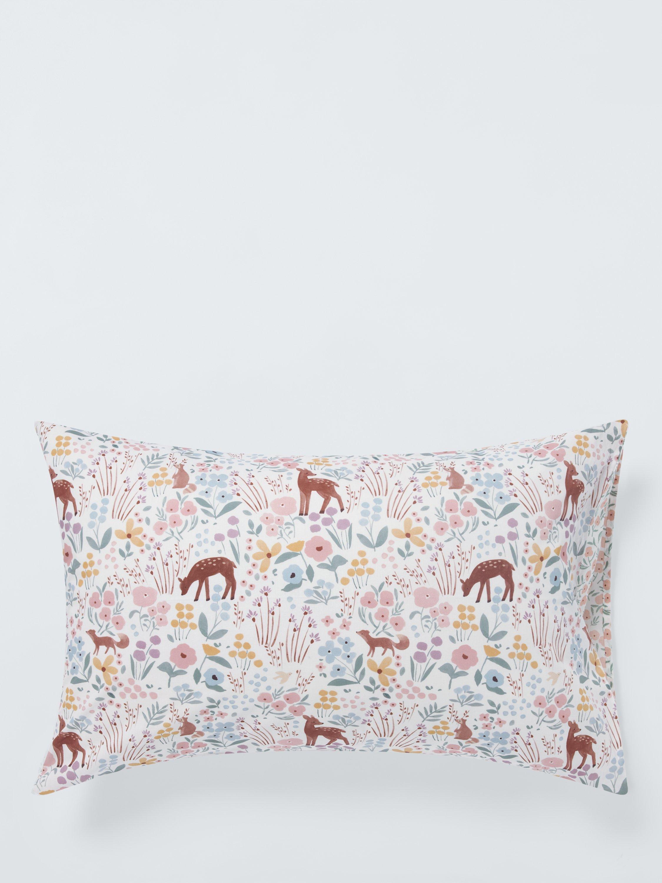John Lewis floral ditsy duvet cover and pillowcase set single pink (British brand)