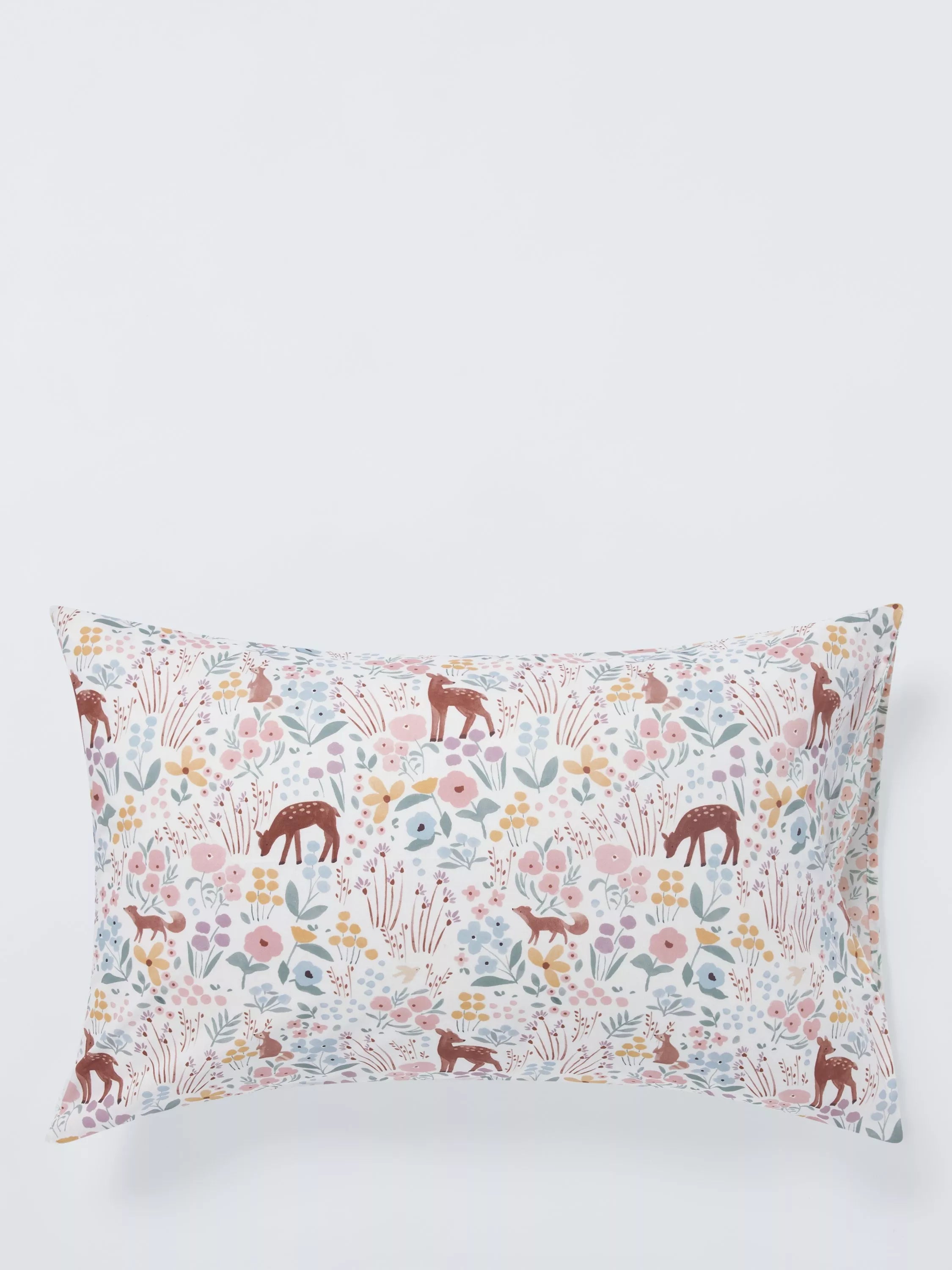 John Lewis floral ditsy duvet cover and pillowcase set single pink (British brand)