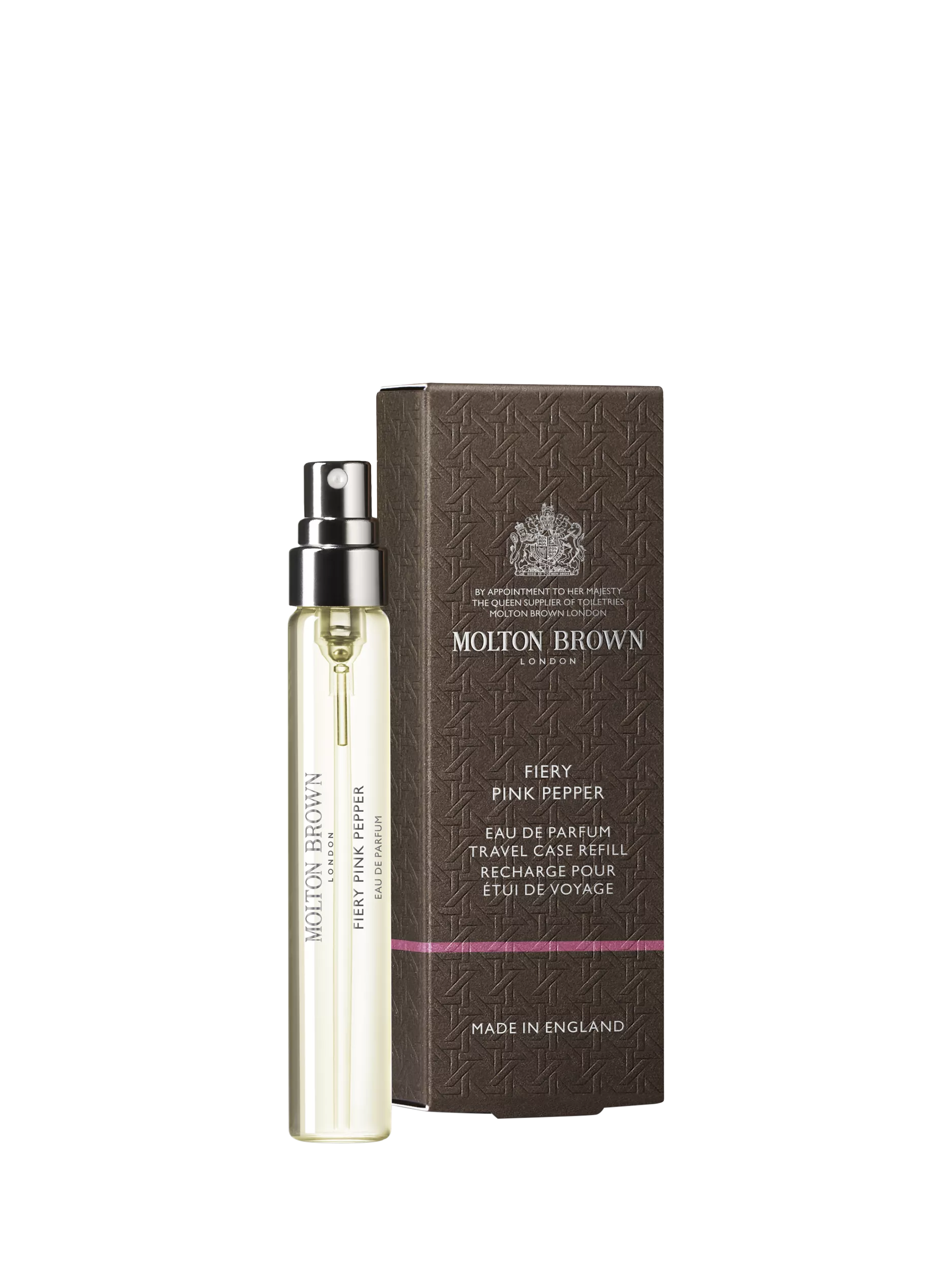 Molton Brown Fiery Pink Pepper eau de parfum travel refill 7.5ml (British brand)
