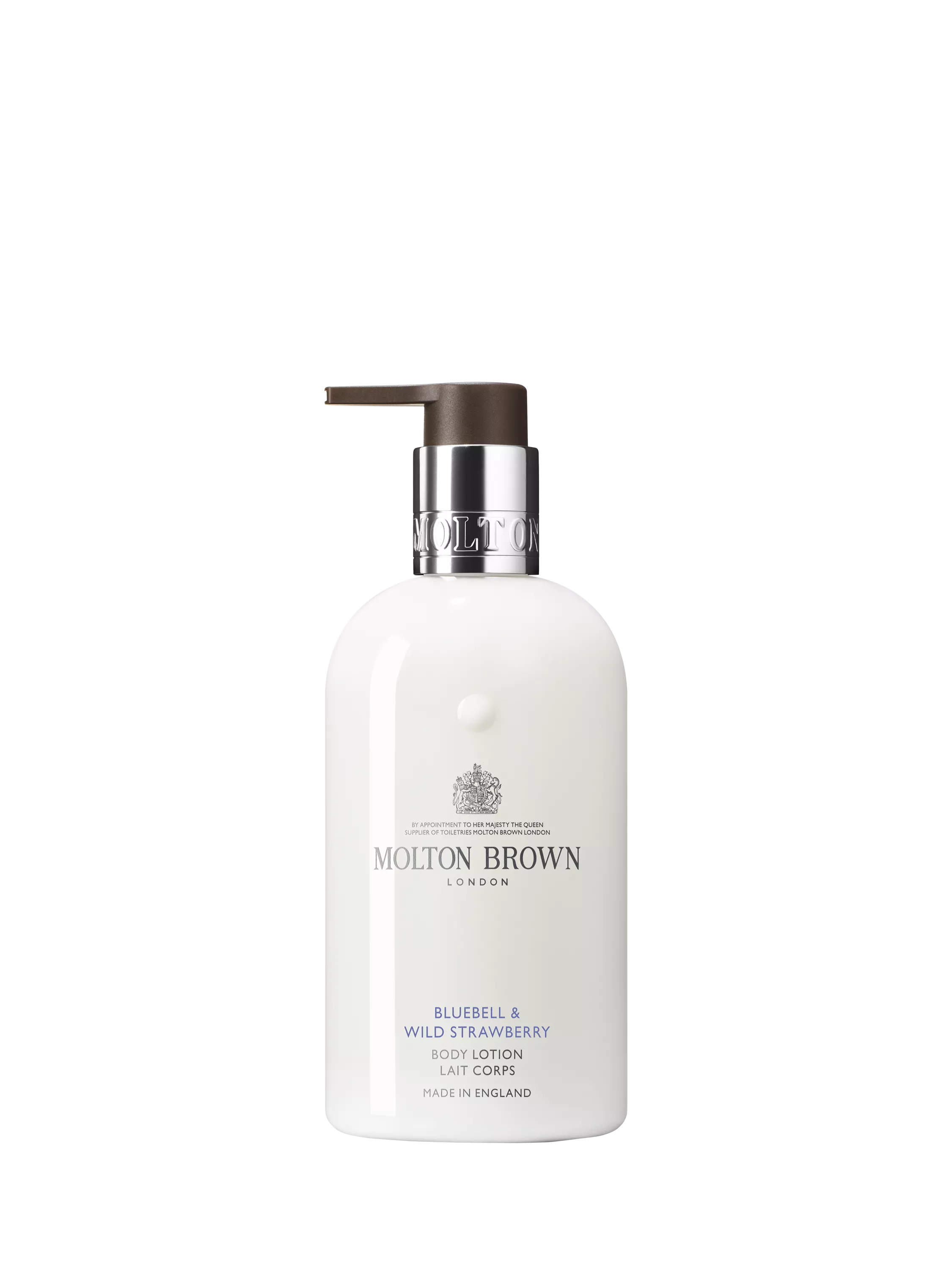 Molton Brown Bluebell & Wild Strawberry body lotion 300ml, imported from the UK