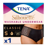 TENA Silhouette Washable Absorbent Underwear Classic Black GOODS Boots   