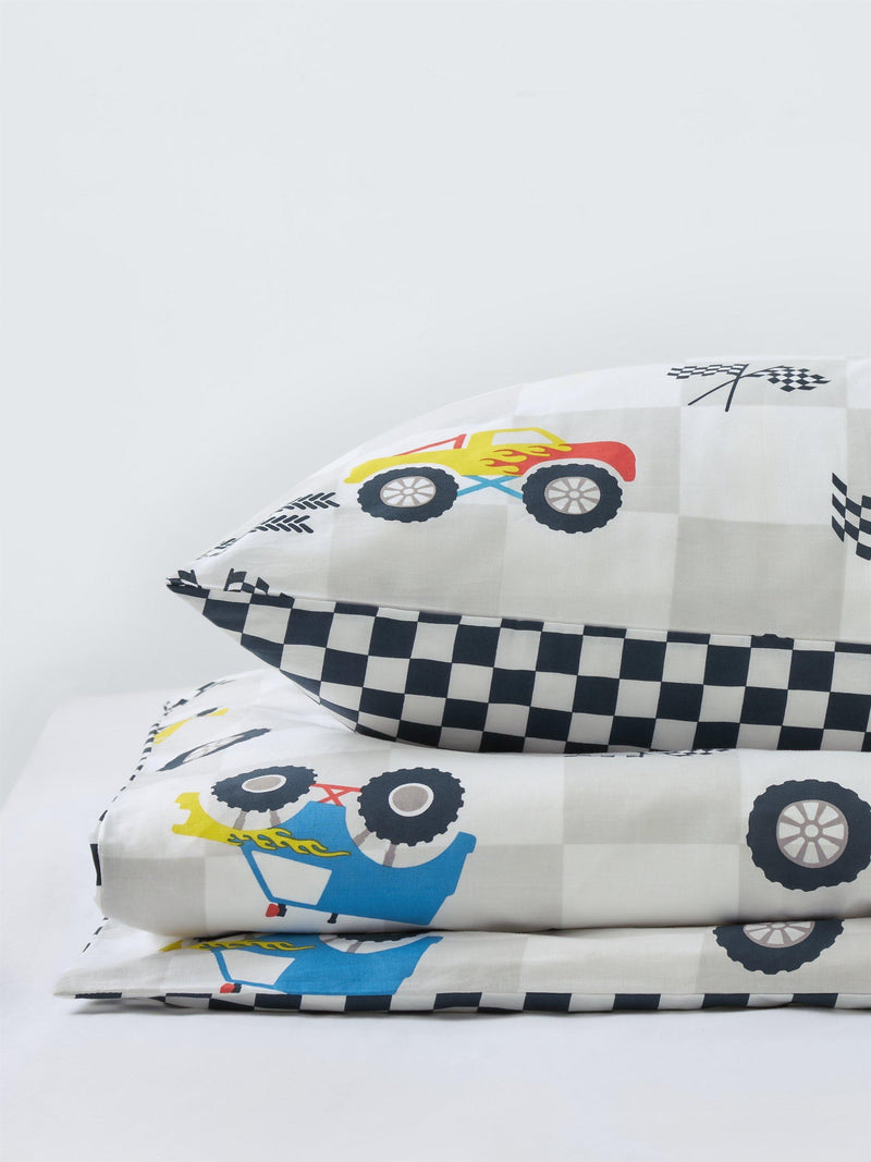 John Lewis race car reversible duvet cover single, UK version