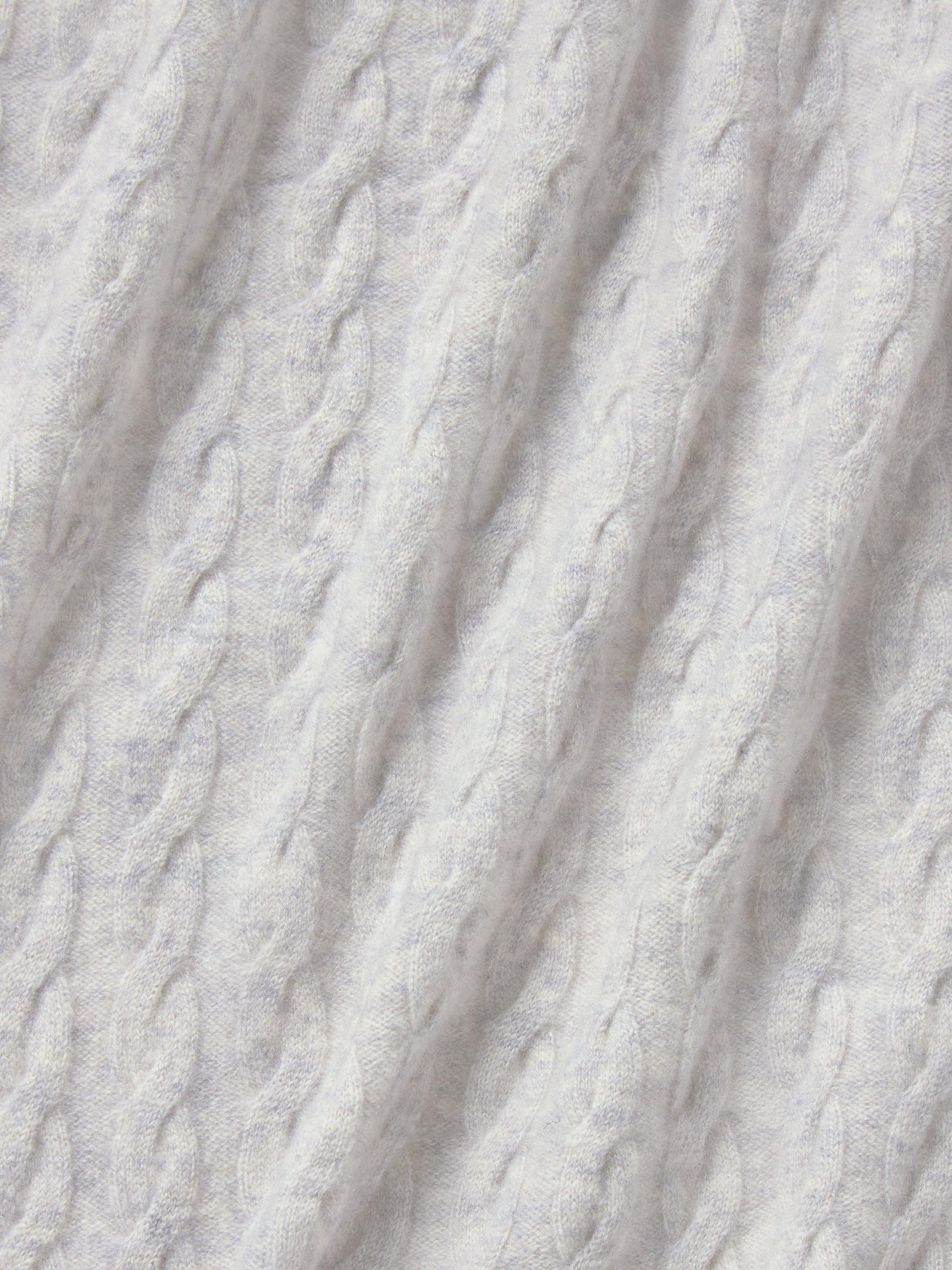 John Lewis cashmere baby blanket grey, imported from the UK