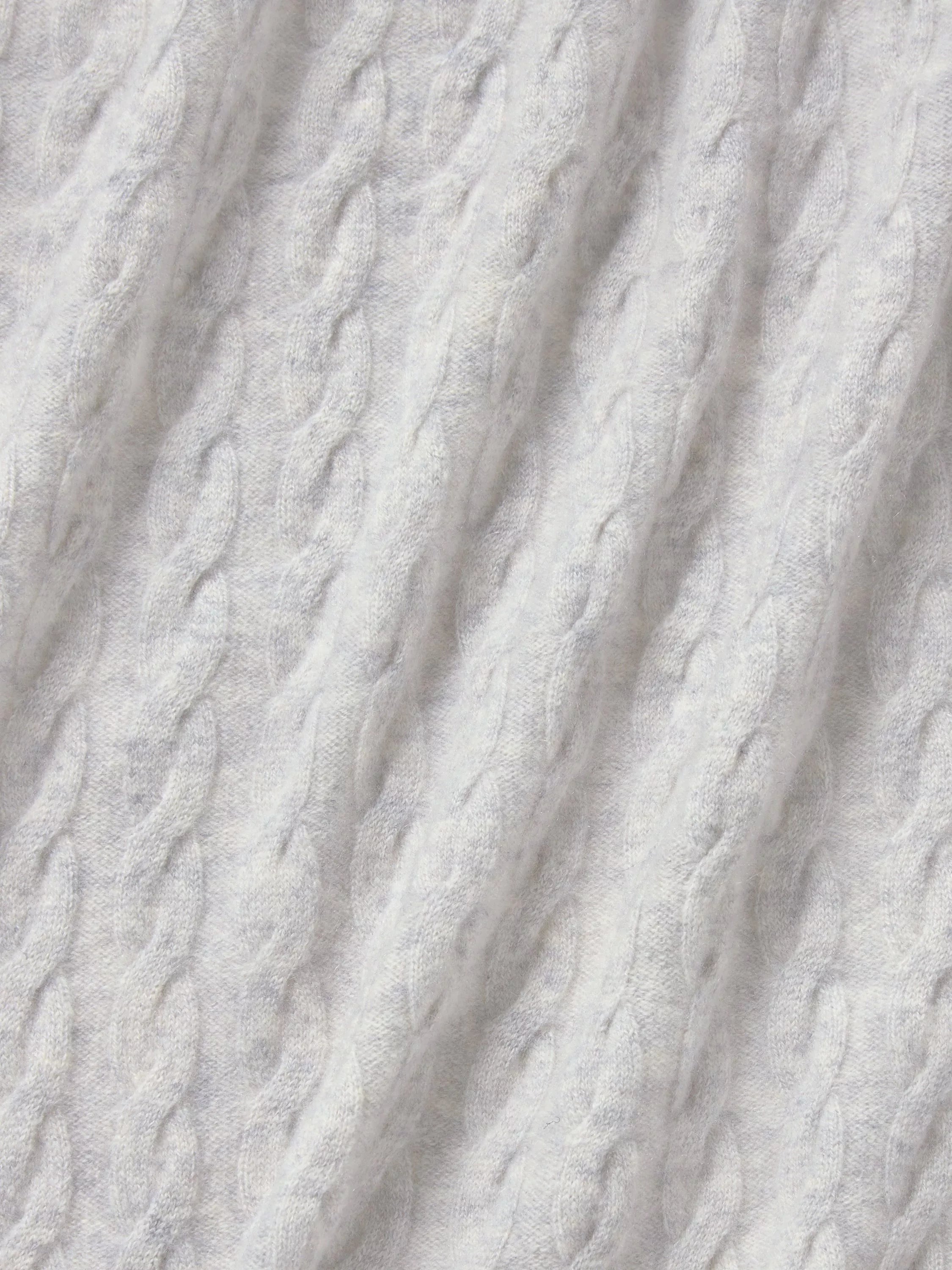 John Lewis cashmere baby blanket grey, imported from the UK