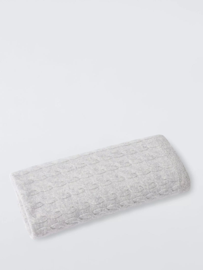 John Lewis cashmere baby blanket grey, imported from the UK