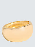 Jon Richard Gold Plated Wide Polished Cuff Gold