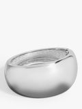 Polished Silver Wide Cuff