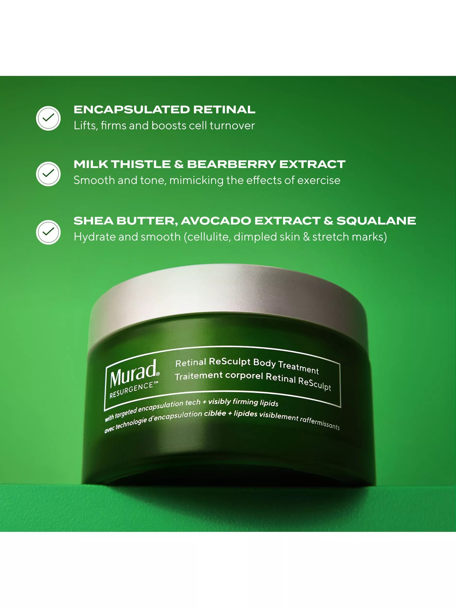 Murad Retinal ReSculpt body treatment 148ml, UK version
