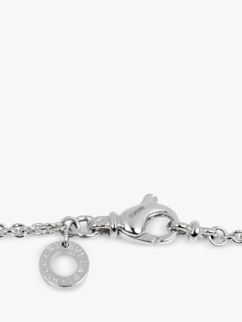 Pre-loved Bvlgari B.zero1 pendant necklace 18ct white gold, imported from the UK