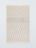 John Lewis rug cream Berber style hand knotted wool large, imported from the UK