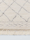 John Lewis rug cream Berber style hand knotted wool large, imported from the UK