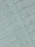 John Lewis baby blanket sage cable stitch for Moses basket (British brand)