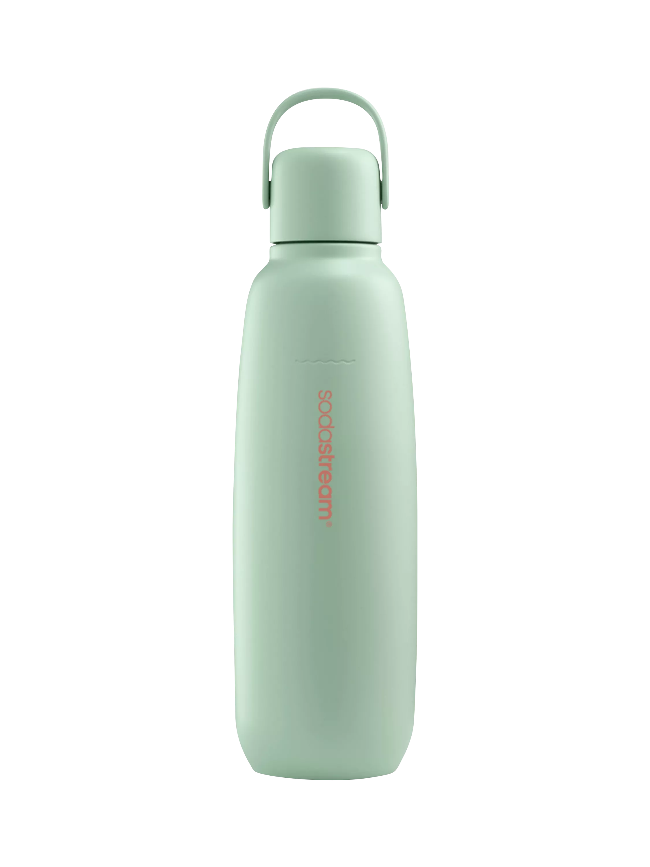 SodaStream stainless steel sparkling drinks bottle 900ml, UK version