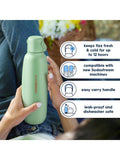SodaStream stainless steel sparkling drinks bottle 900ml, UK version