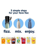 SodaStream stainless steel sparkling drinks bottle 900ml, UK version