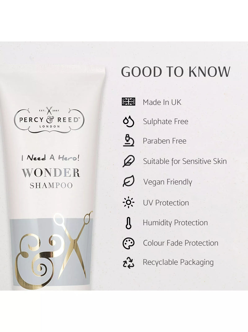 Percy & Reed Wonder Shampoo 50ml - British product