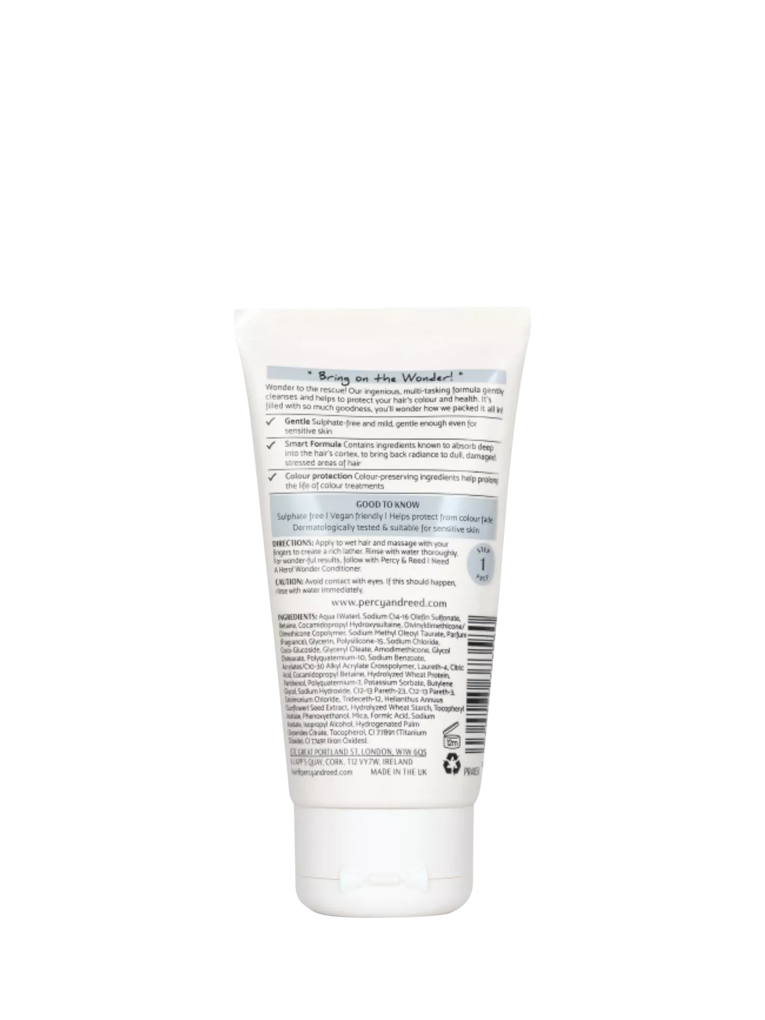 Percy & Reed Wonder Shampoo 50ml - British product