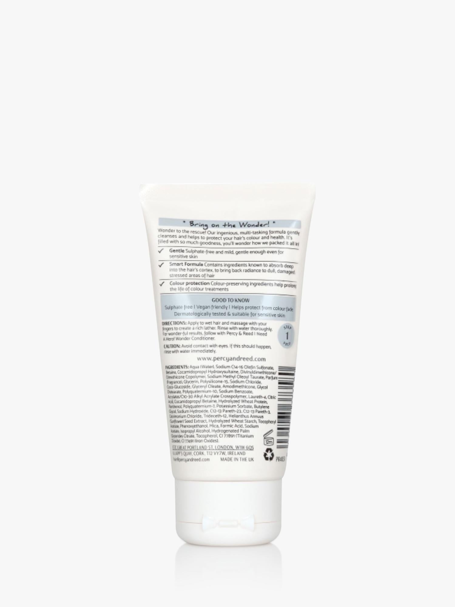Percy & Reed Wonder Shampoo 50ml - British product
