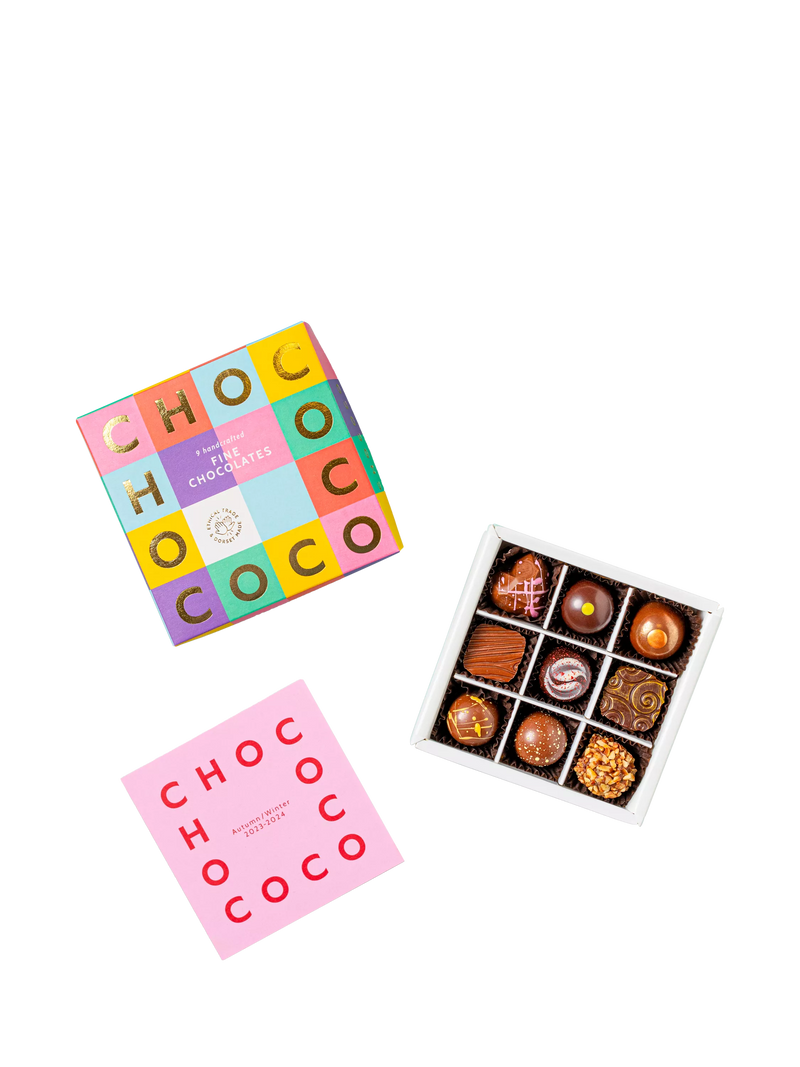 Chococo small chocolate collection box 90g, imported from the UK