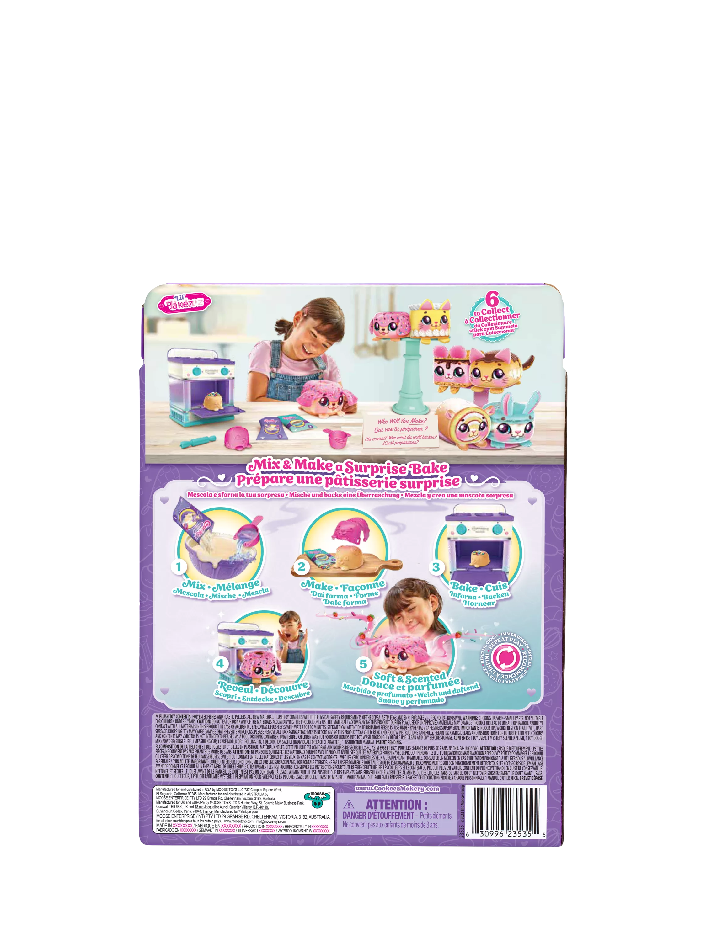 Cookeez Makery Lil' Bakez Oven creative role play toy, UK version
