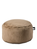 Extreme Lounging mink faux fur drum pouffe, UK version
