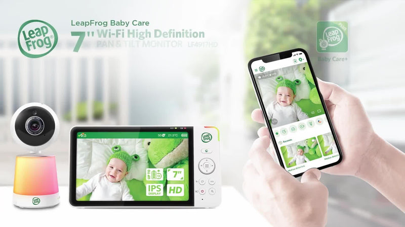 LeapFrog LF4917HD baby monitor with Wi-Fi and 1080p HD - British product