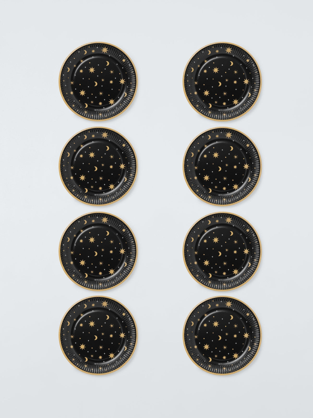 Celestial Stars Paper Plates, Pack of 8