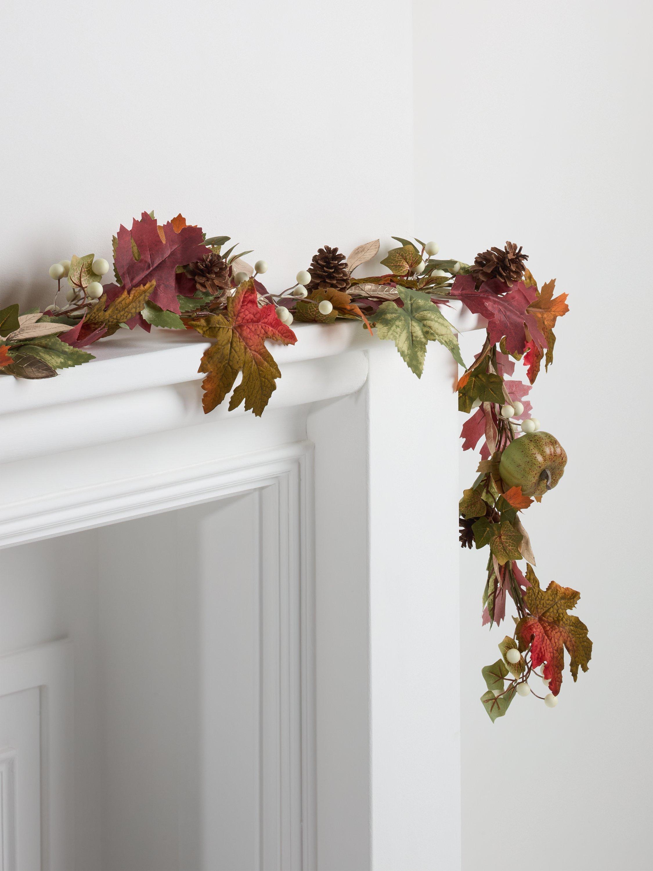 John Lewis green pumpkin garland L180cm, UK version