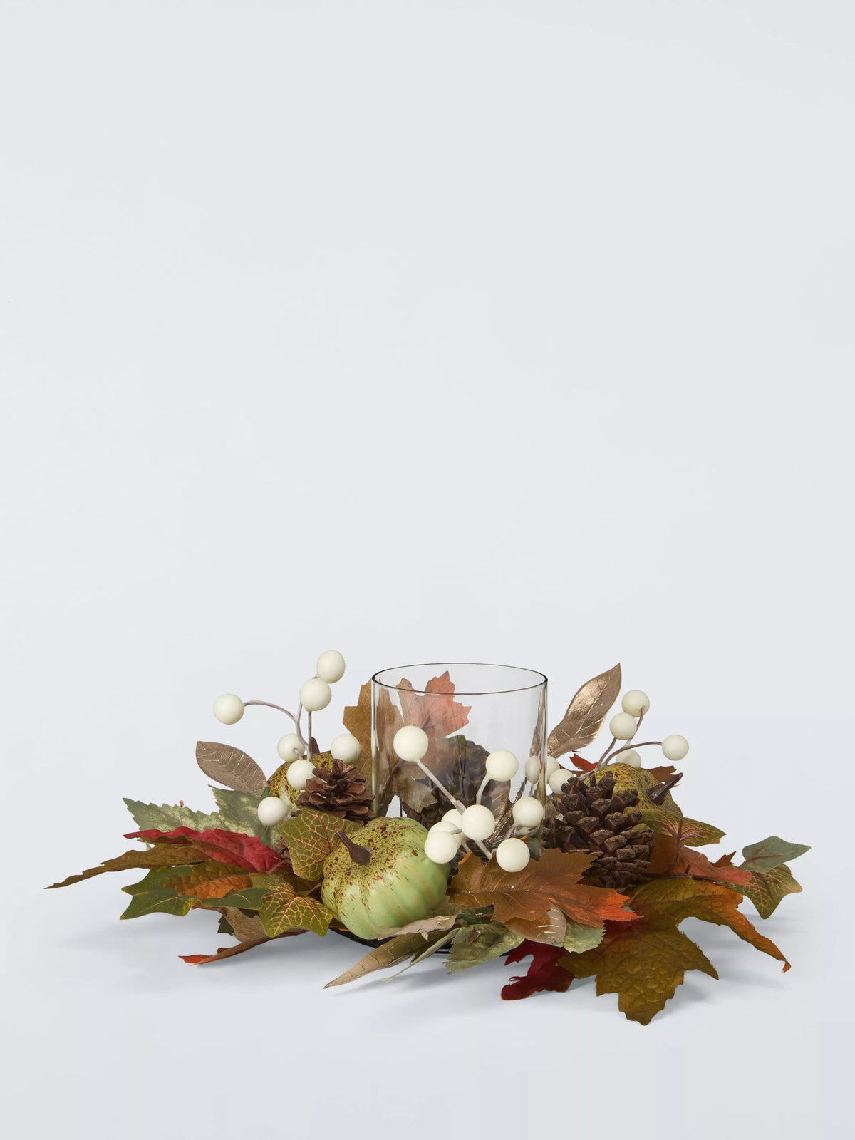 John Lewis green pumpkin candle holder (British brand)