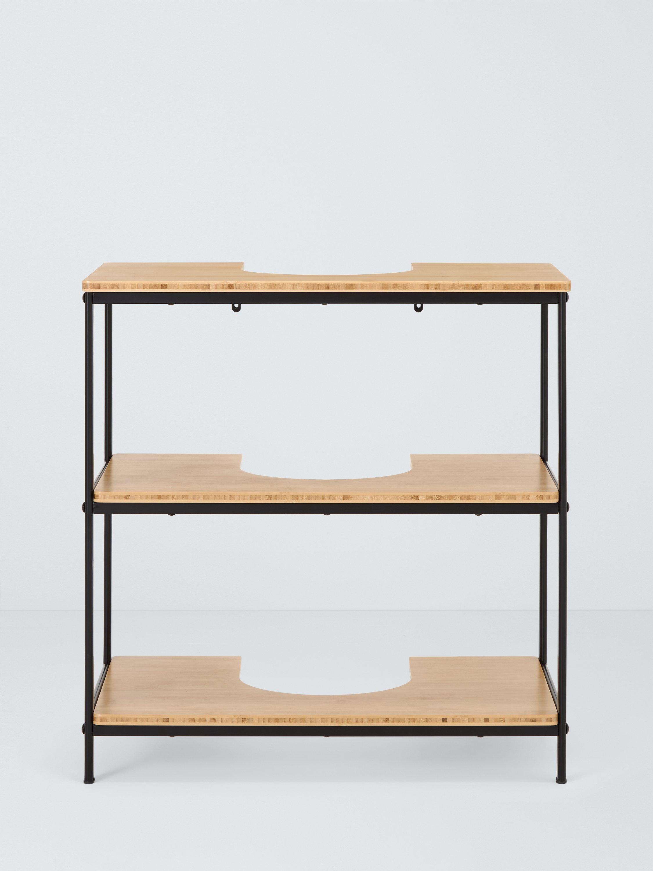John Lewis bamboo under sink shelf unit (British brand)