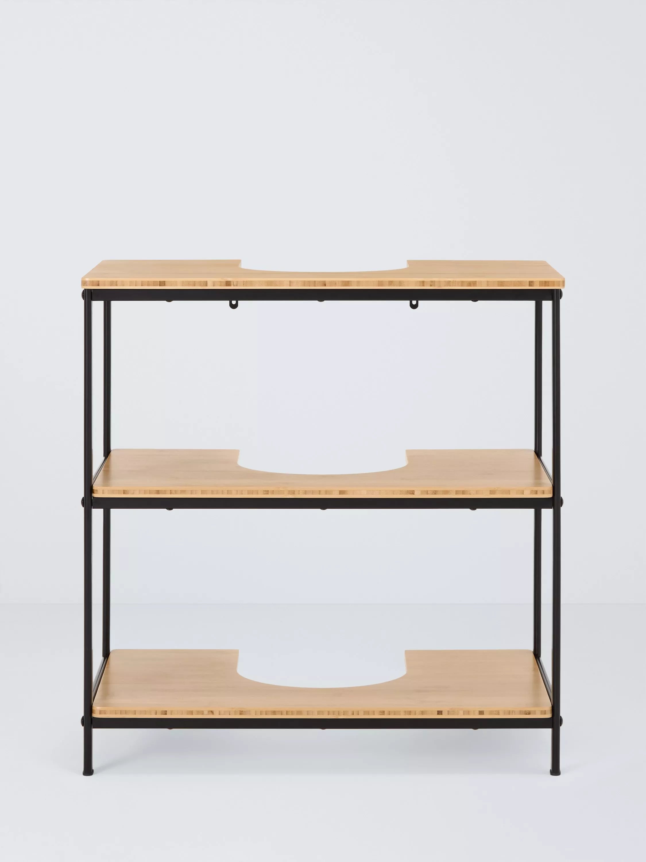 John Lewis bamboo under sink shelf unit (British brand)