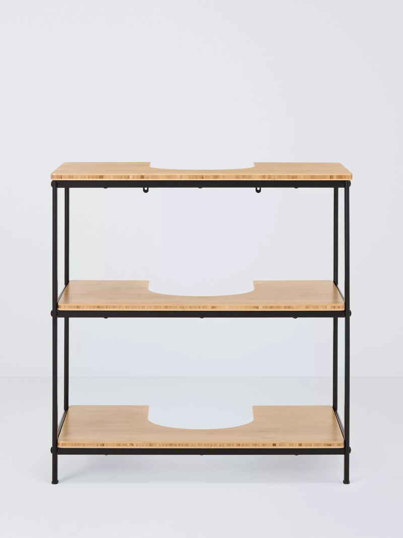 John Lewis bamboo under sink shelf unit (British brand)