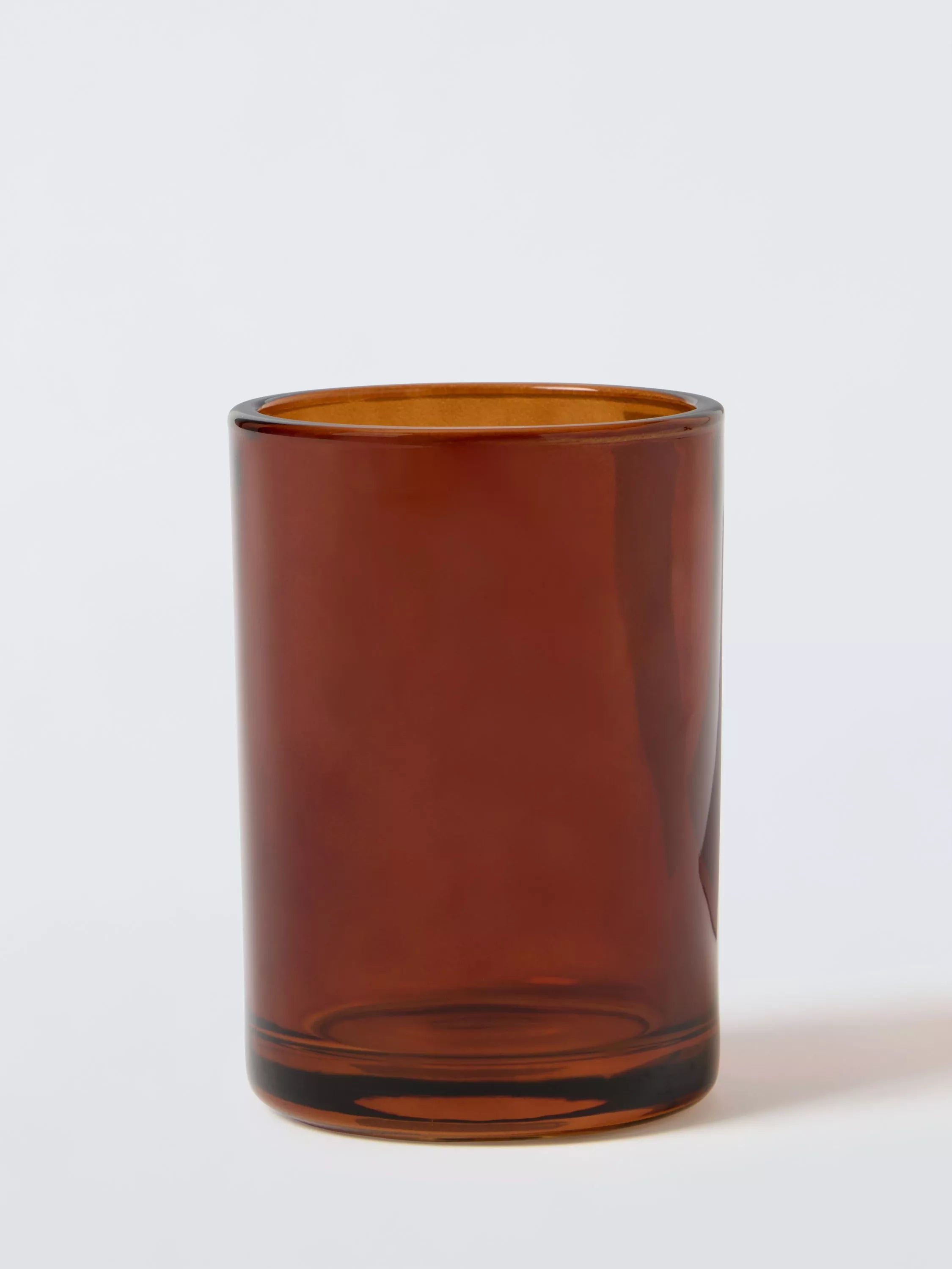 John Lewis auburn glass bathroom tumbler, UK version