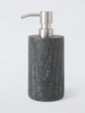 John Lewis marble soap dispenser brushed white marble stainless steel H18cm, UK version