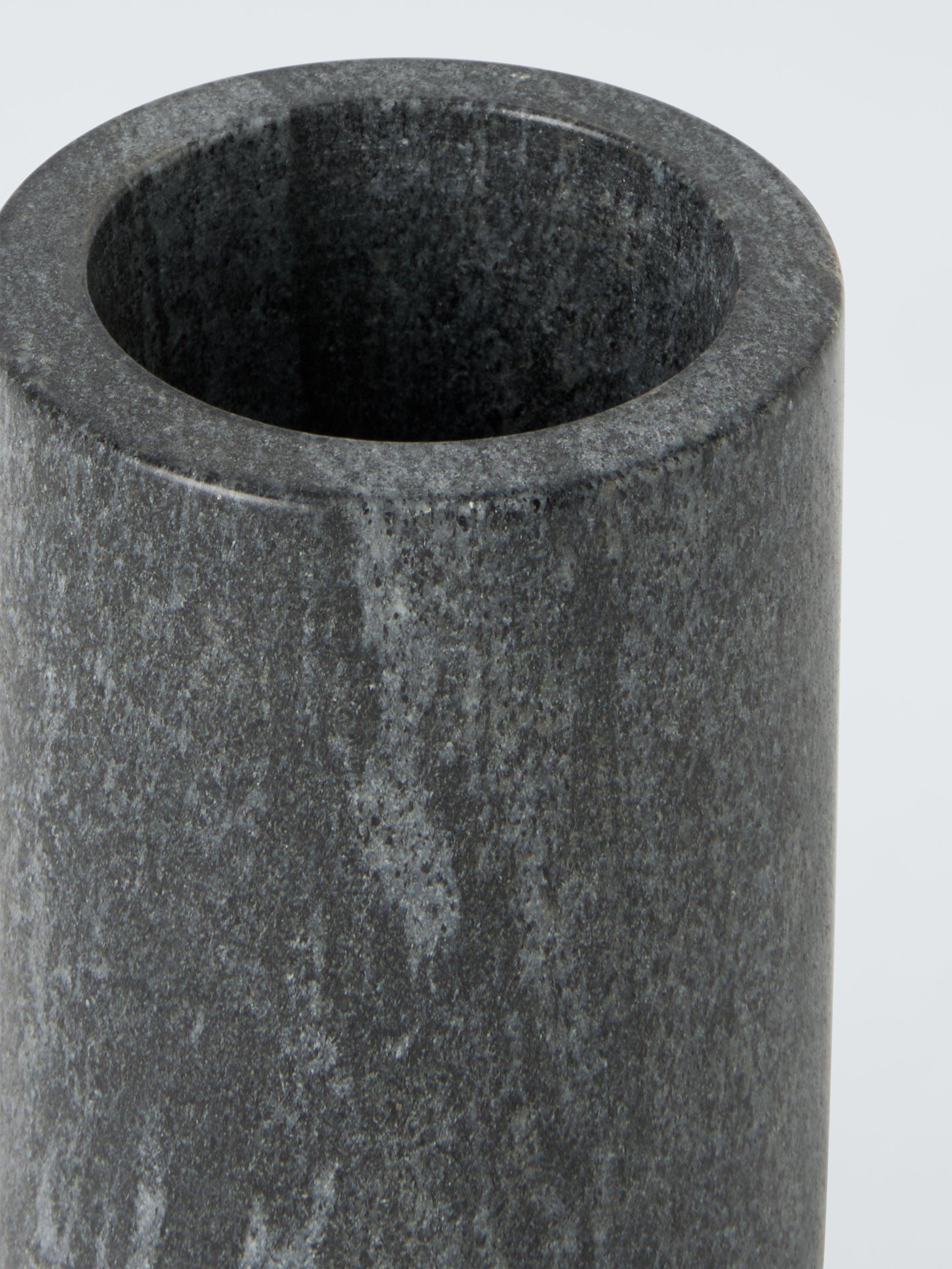 John Lewis marble bathroom tumbler midnight black - British product