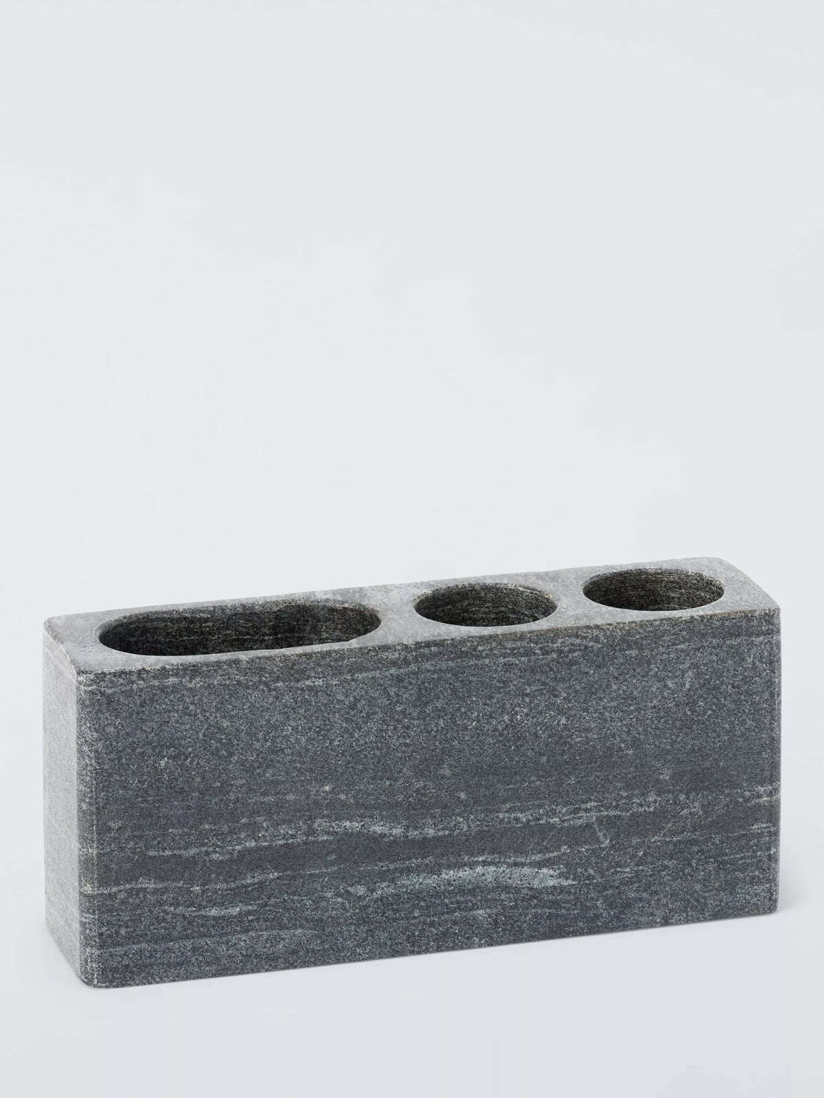 John Lewis Midnight Black Marble basin tidy (British brand)