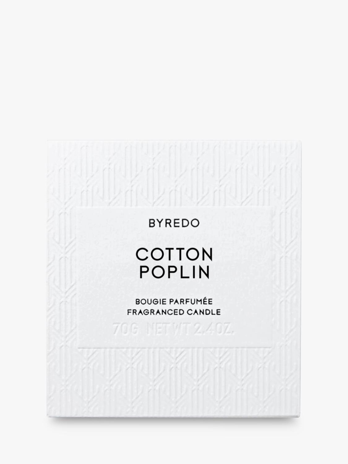 Byredo candle Cotton Poplin fragranced 70g (British brand)