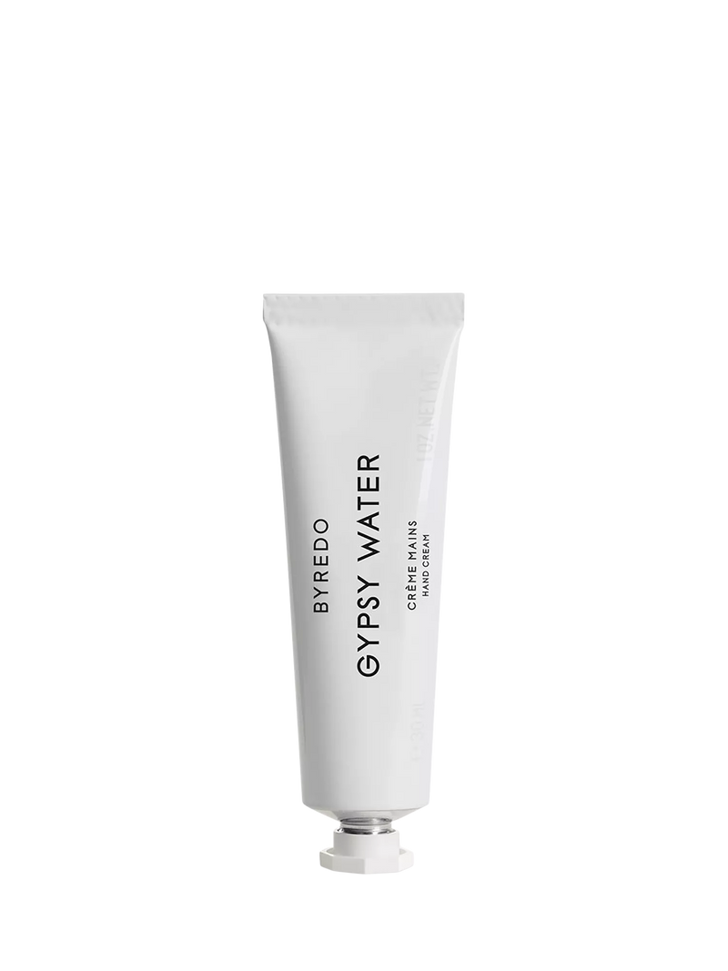 Byredo Gypsy Water hand cream 30ml tube, UK version