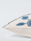 John Lewis Azura Embroidered Cushion Blue 50x50cm, imported from the UK