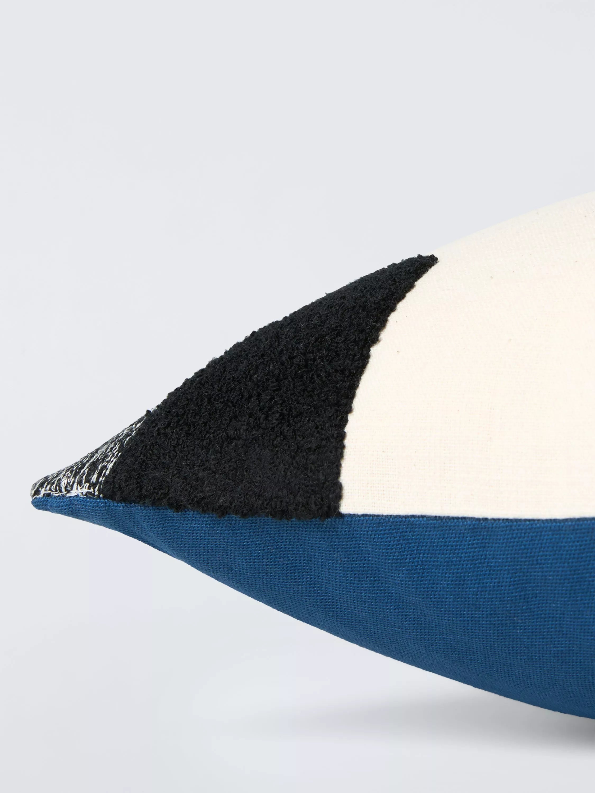 John Lewis patchwork cushion 40x60cm feather filling - British product