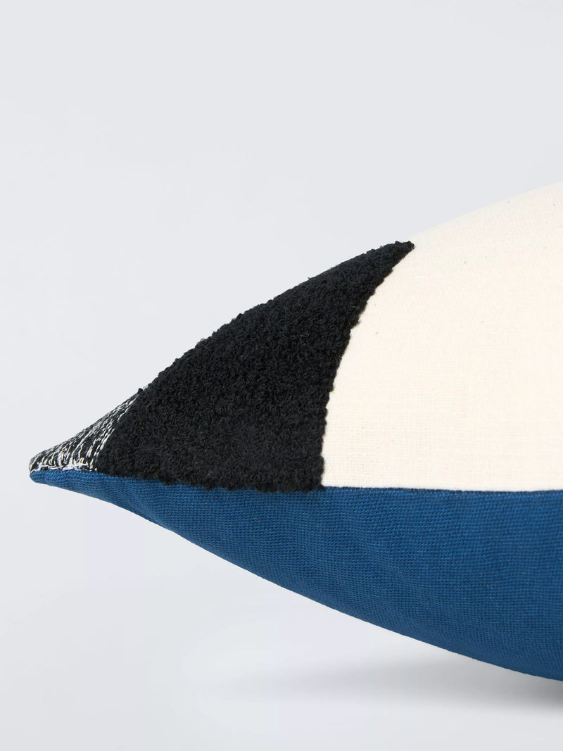 John Lewis patchwork cushion 40x60cm feather filling - British product