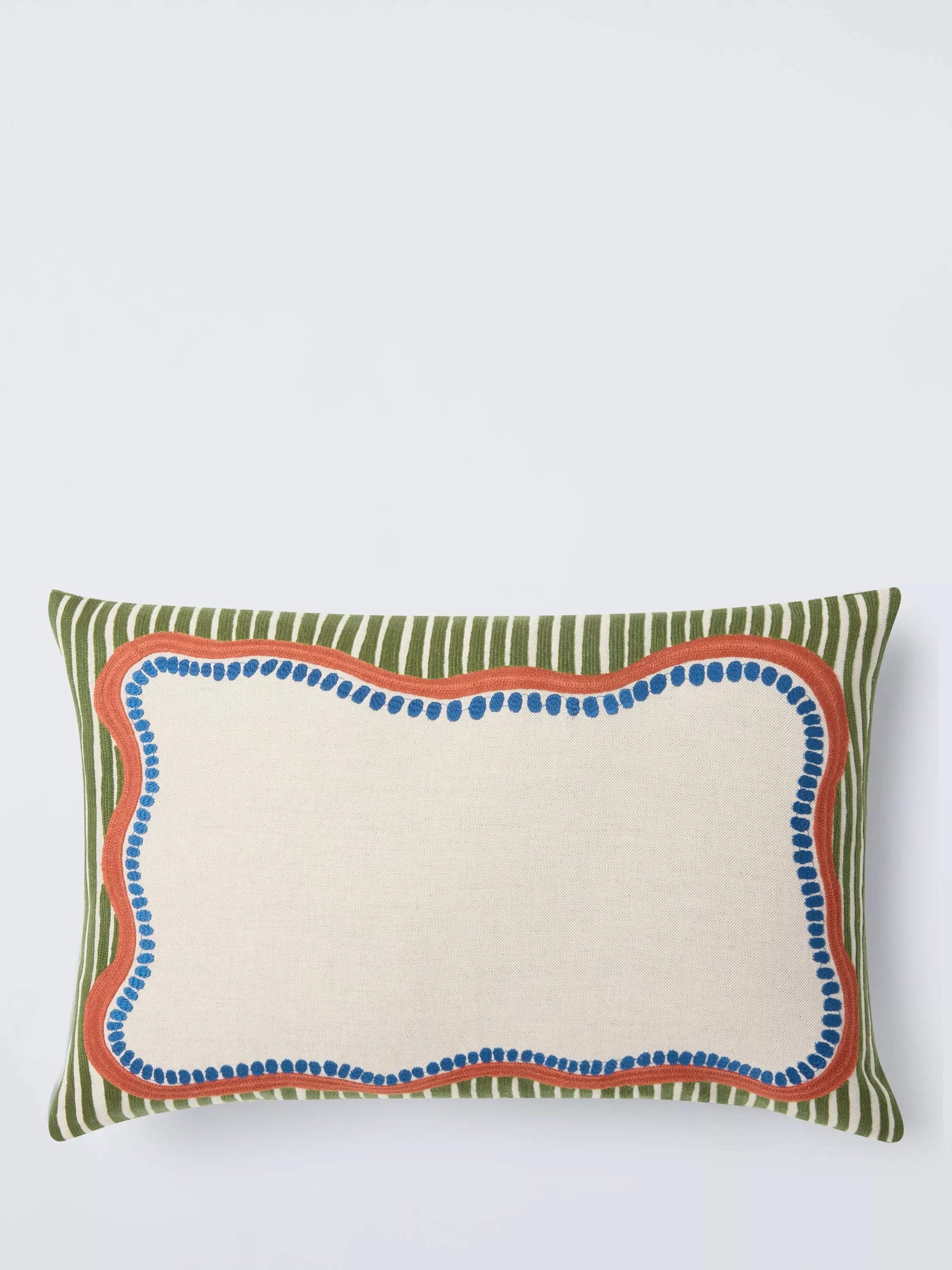 John Lewis frame cushion multi 35x55cm - British product