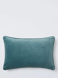 John Lewis cushion patchwork velvet multi 35x55cm, UK version