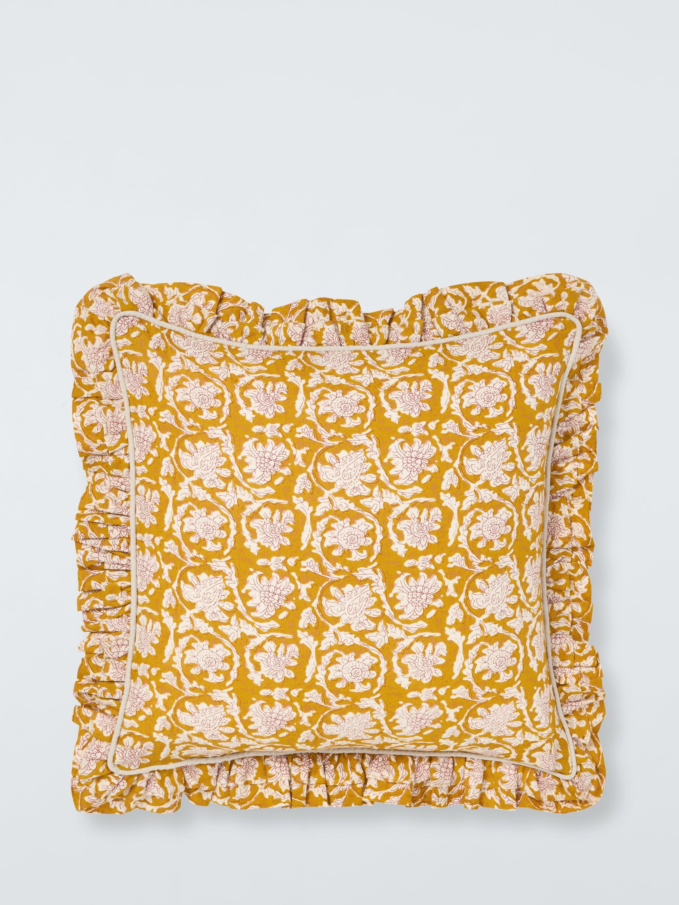 John Lewis Kala Cushion Ochre, UK version