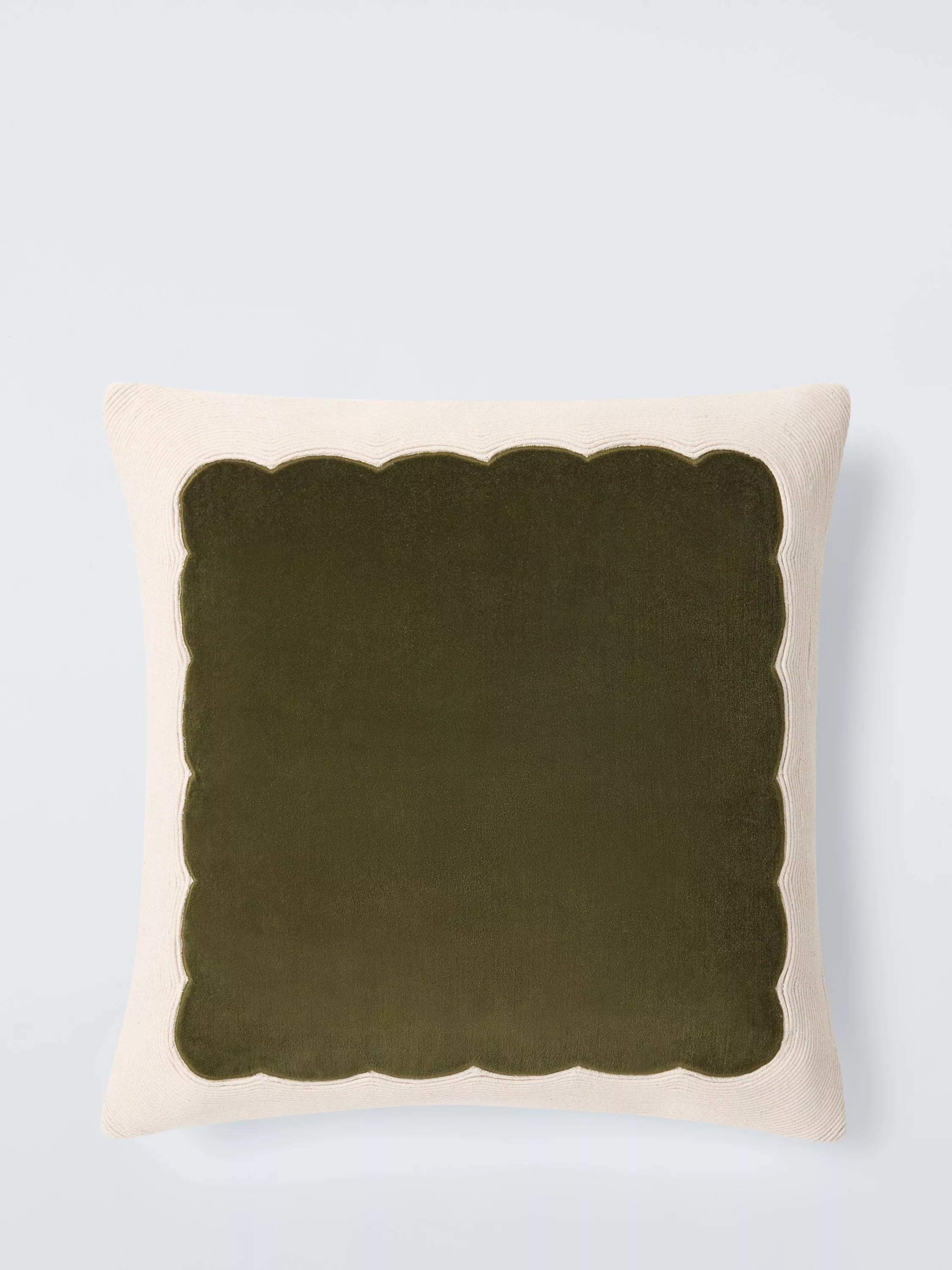 John Lewis Scallop Border Scatter Cushion 45 x 45cm
