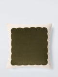 John Lewis Scallop Border Scatter Cushion 45 x 45cm