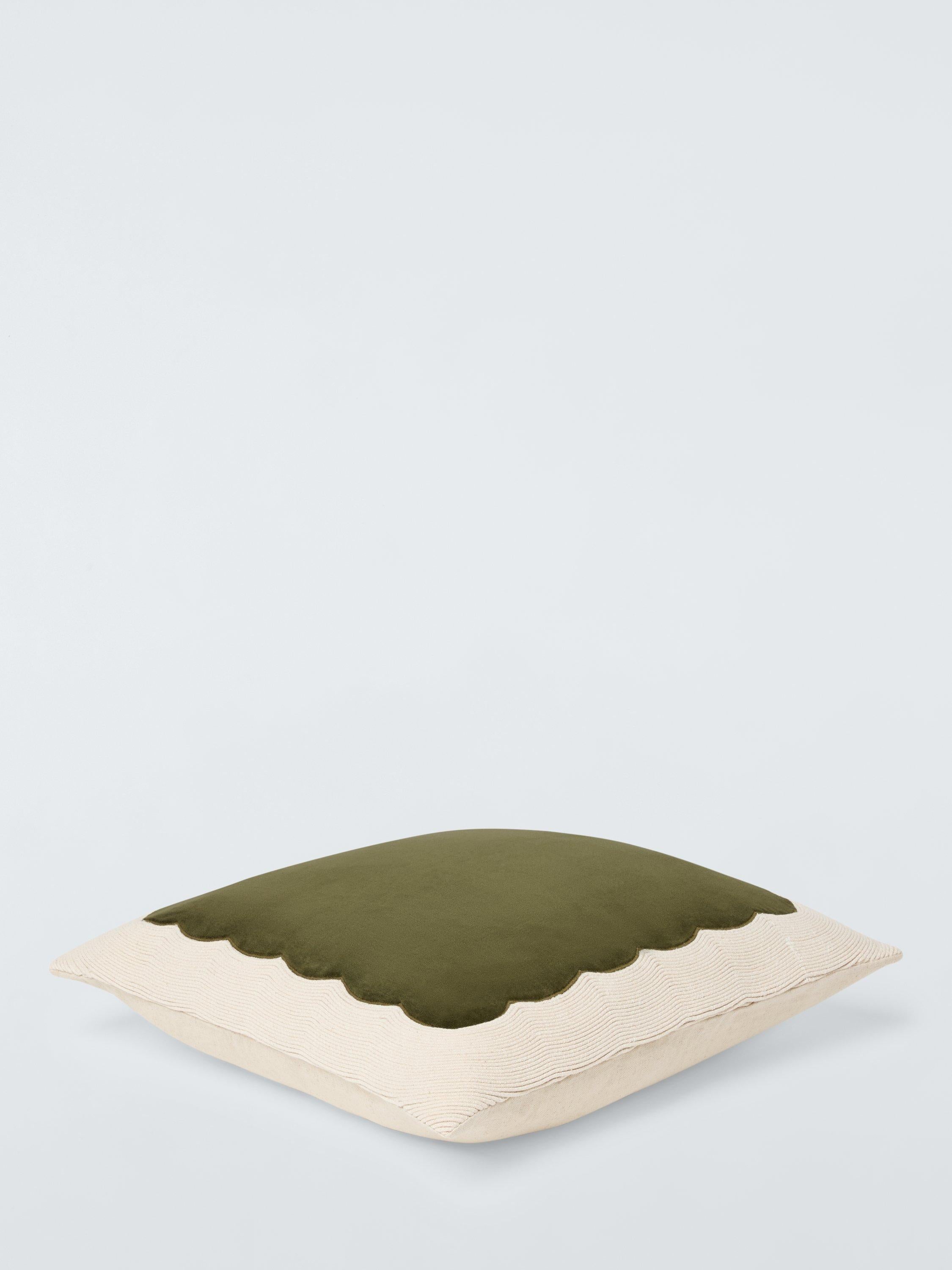 John Lewis scallop border cushion 45x45cm (British brand)